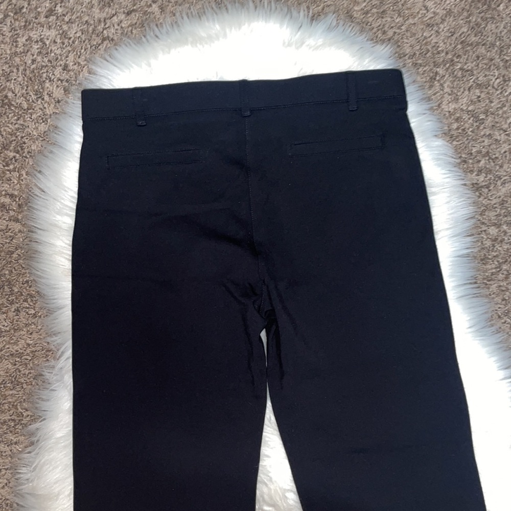 Betabrand Dress Yoga Black Straight Leg Pants - Picture 6 of 7